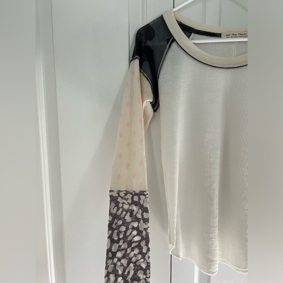 Free People Bright Side Thermal Top Snow Size Small - Picture 10 of 16